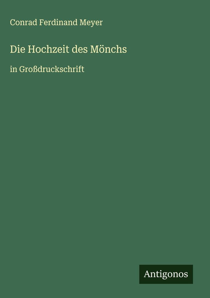 Die Hochzeit des Mönchs