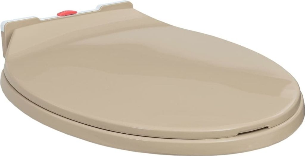 "Winter Sale" Toilettensitz mit Absenkautomatik Quick-Release Beige Oval - WC-Sitze clorisNeu645402 - WC-Sitze