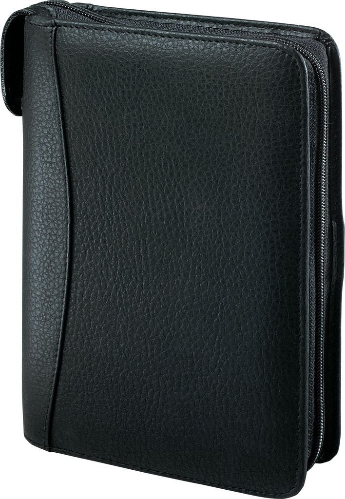 BSB 02-0409 Compacte agenda, formaat A6, met rits, zwart Productafbeelding 
