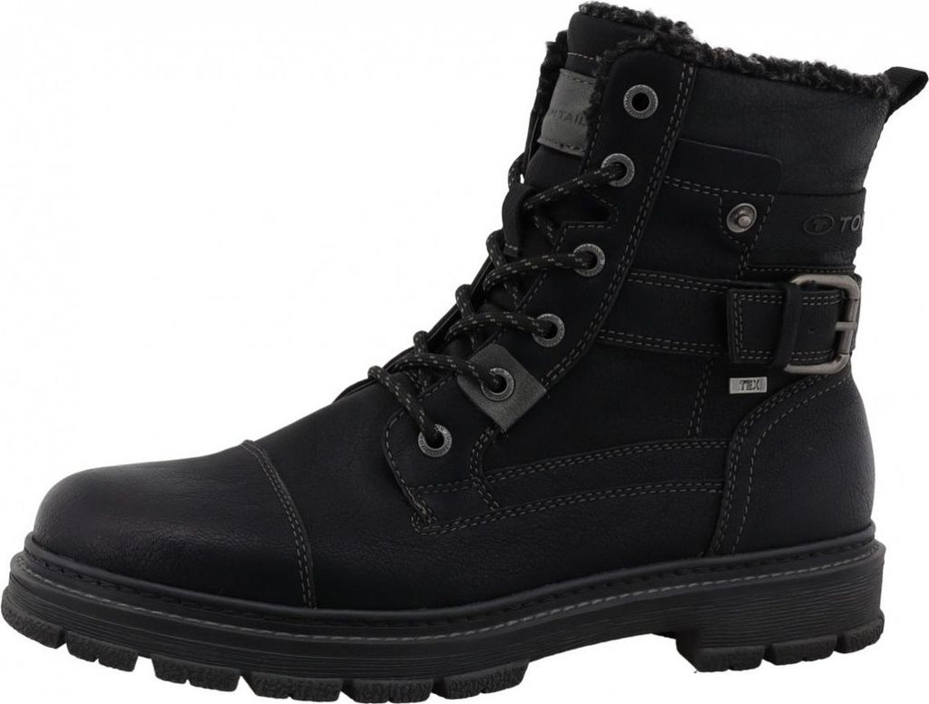 Tom Tailor Schnürstiefel Schwarz