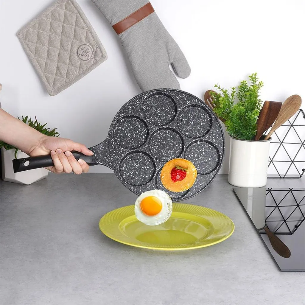 OFFERTA ORION 112974: Padella 7 Fori 27cm - Pancake e Uova TOP - 11