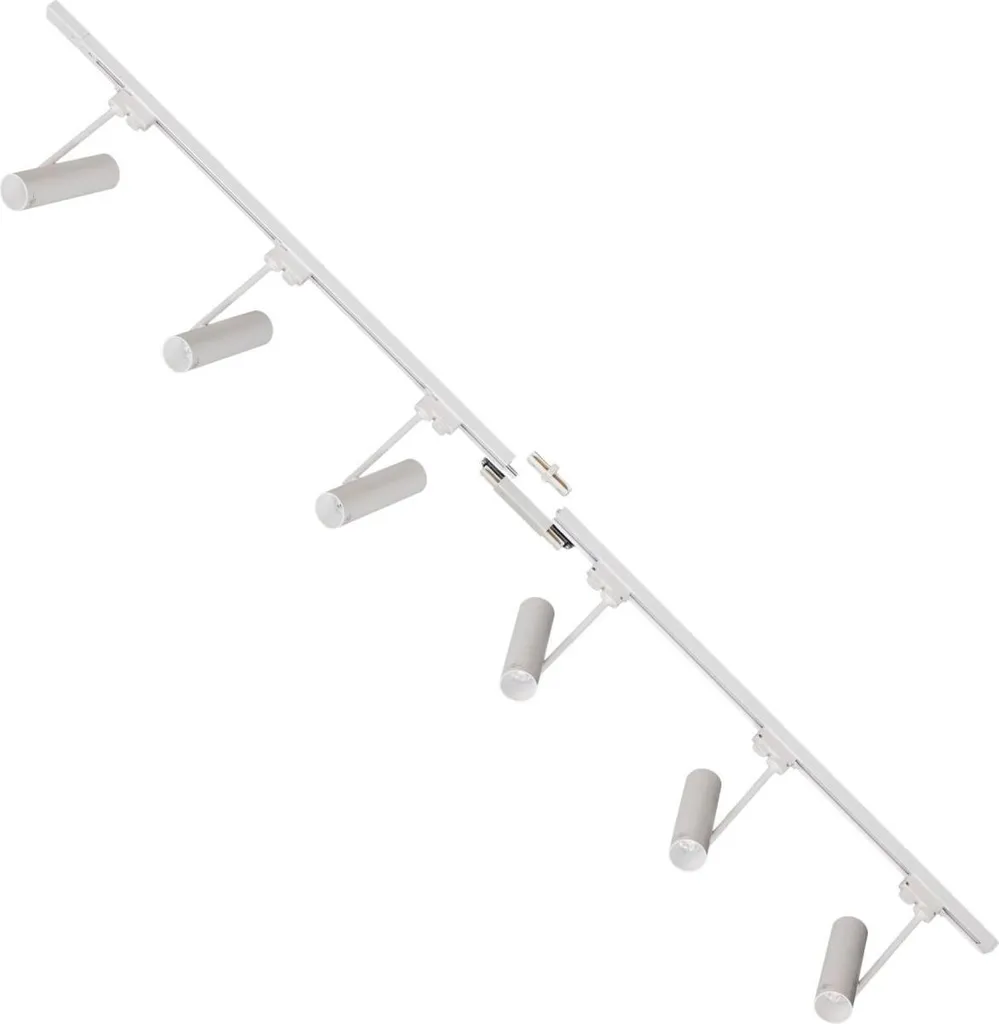 Spot sur rail blanc 2m Zuma Line 3048 monophasé haute performance design 1P