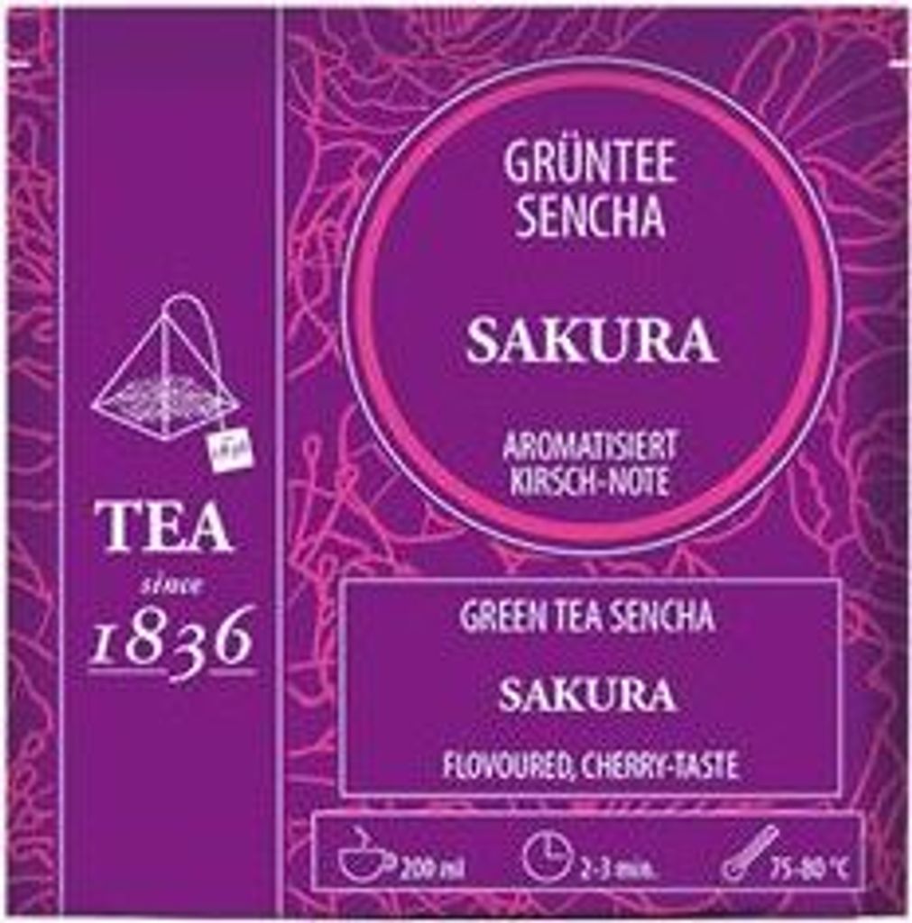Grüntee Sencha Sakura Kirsch-Note aromatisiert 50 Produktbild 