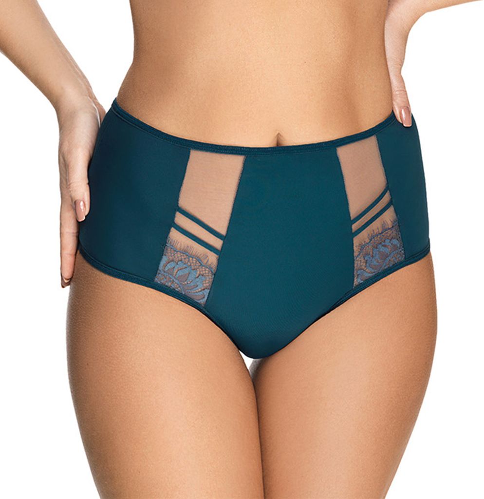 Gorsenia Damen Slip Brazilian Unterhose Unterwäsche K498 Paradise, grün, L