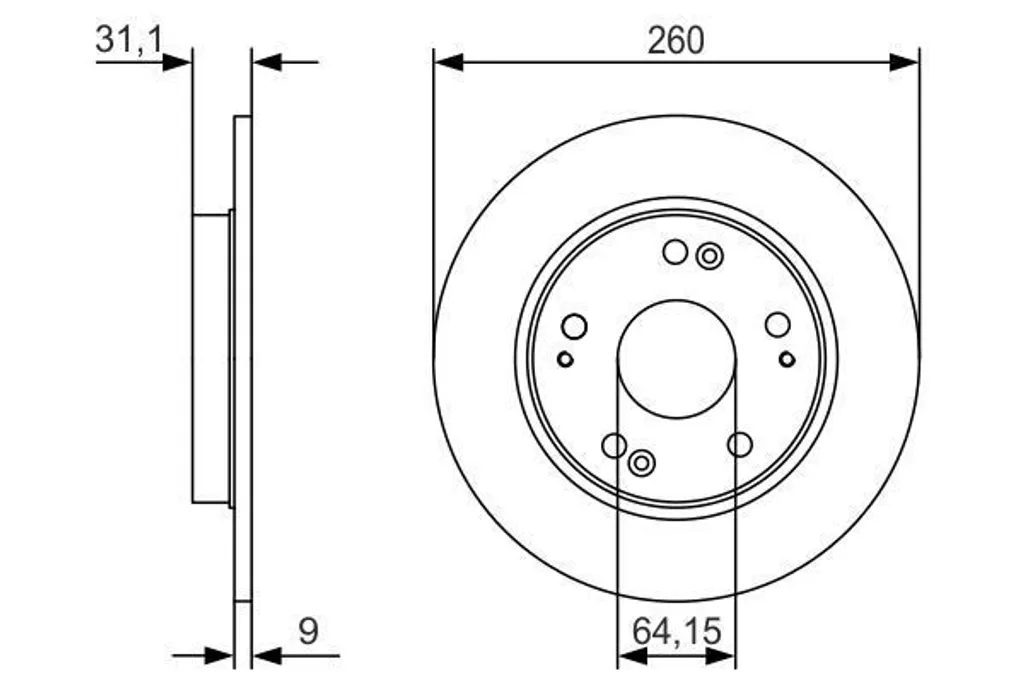 Disque de Frein BOSCH 0986479V21 : Fini les Vibrations sur HONDA CR-Z