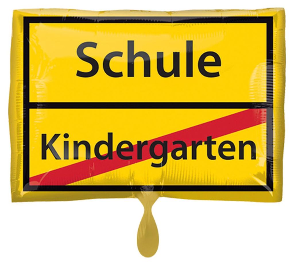Amscan Ballon Schulanfang Schild 0 0 STK Produktbild 
