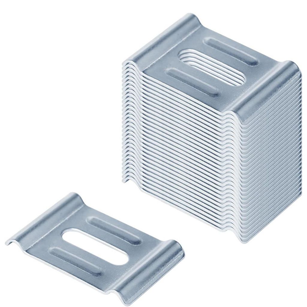 INF 30er-Set Metall-Halteklammern für Kabeltrassen 6.3x3.9cm 4.0-6.0mm