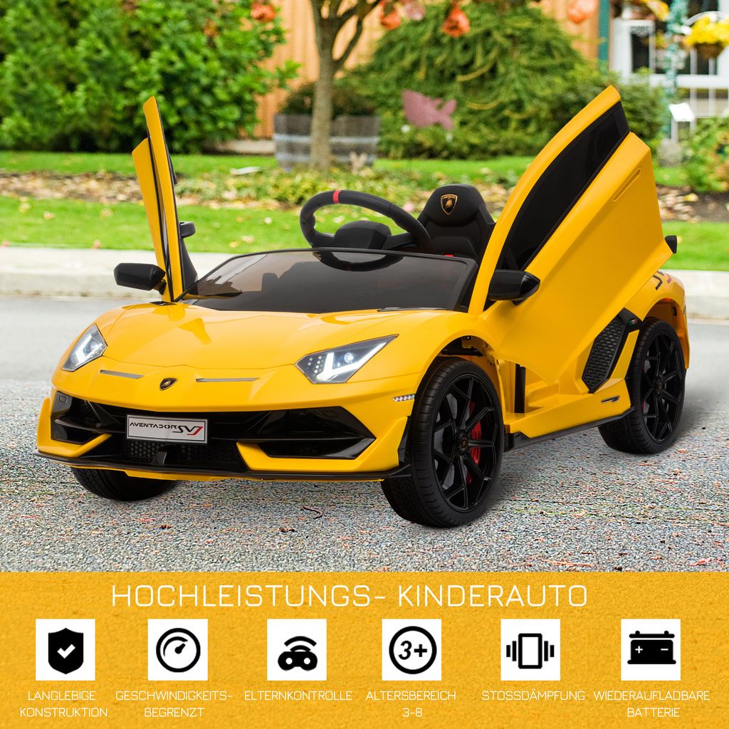 HOMCOM Elektrické auto pro děti 12V Lamborghini SVJ v Obrázek produktu 4