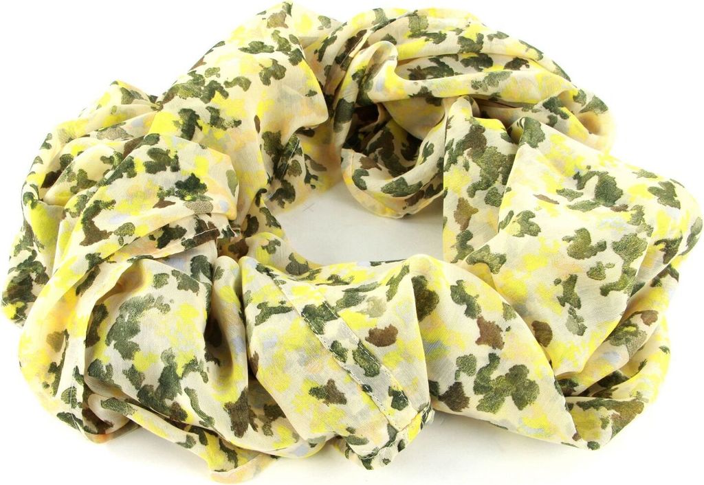 s.Oliver Tuch Loop Scarf Cream-White AOP beige mehrfarbig