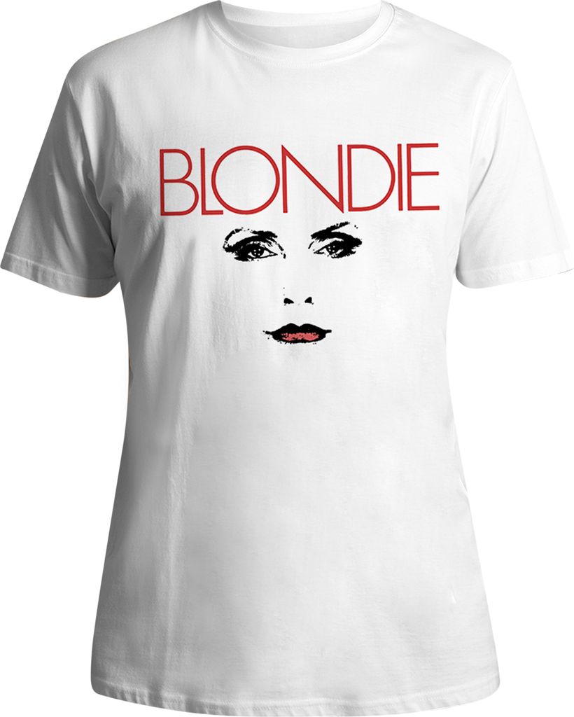 Blondie - T-Shirt für Herren/Damen Uni RO731 (M) (Weiß)