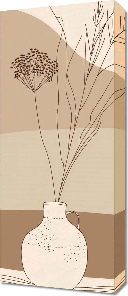 Bild 30x70cm Beruhigende Vase