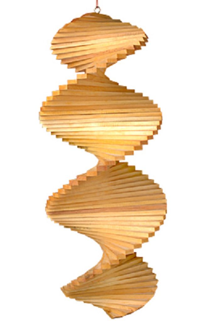 Windspiel Spirale aus Holz, Grösseca. 80 cm Kaufland.de