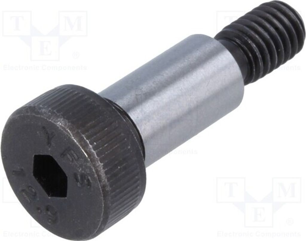 1x Passschraube 1 M6 Sechskant L. Gewinde: 11mm HEX 4mm ISO 7379-8-M6-16 Passsch