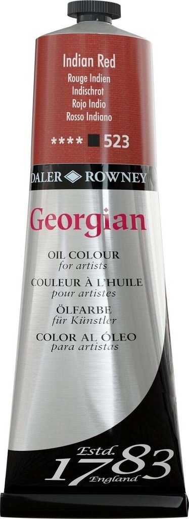 Daler Rowney Georgian Ölgemälde Indian Red 225 ml 1 Stck