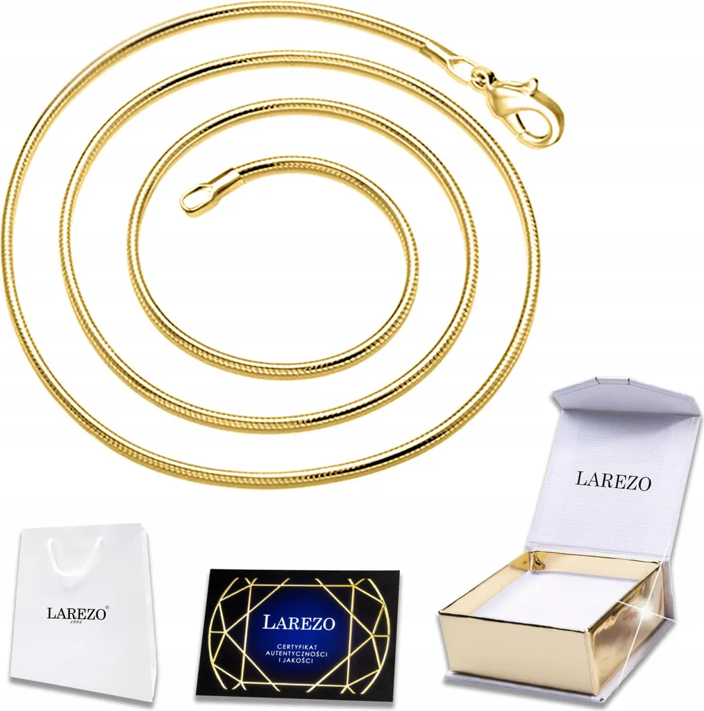 Collana Donna Oro 50cm Argento 925 Snake - Trendy & Resistente