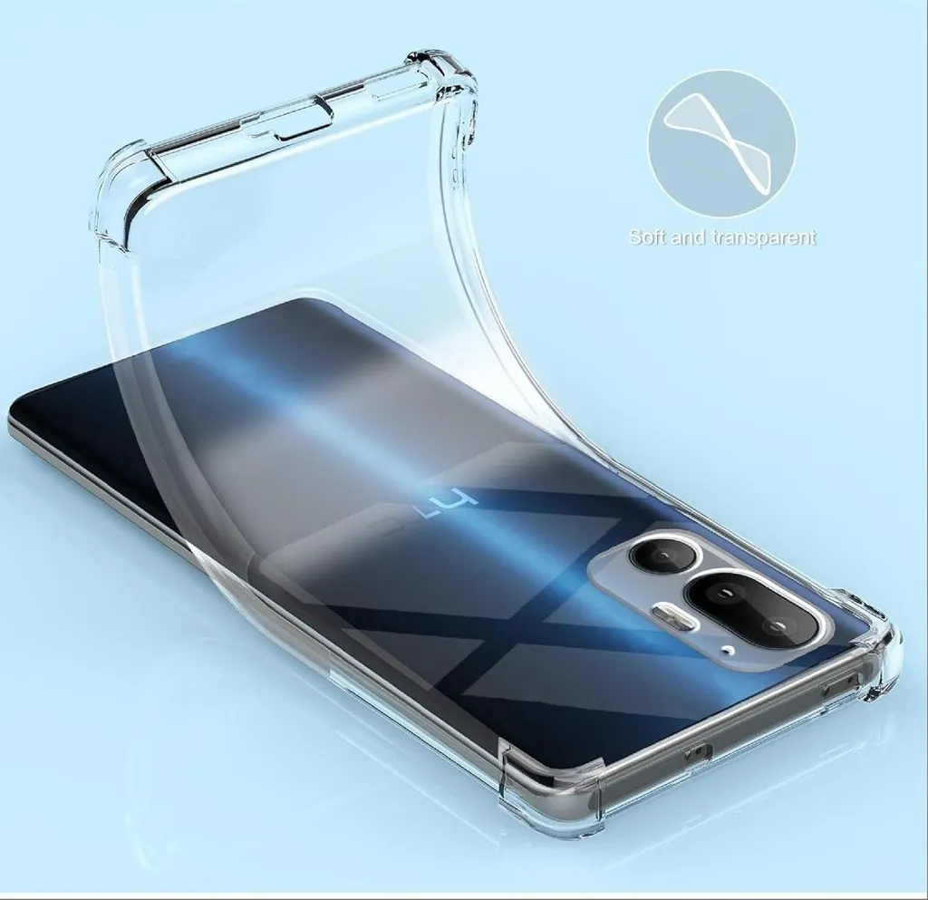 Proteggi il Tuo Sogno: Cover Trasparente Antishock per HTC U24 Pro - 4