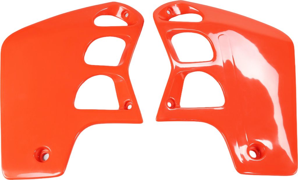 Kühlerverkleidung UFO PLAST 2-teilig Abdeckung Kühler für Honda CR R 500 ccm Bj. 1989 - 2001, Farbe:orange OEM