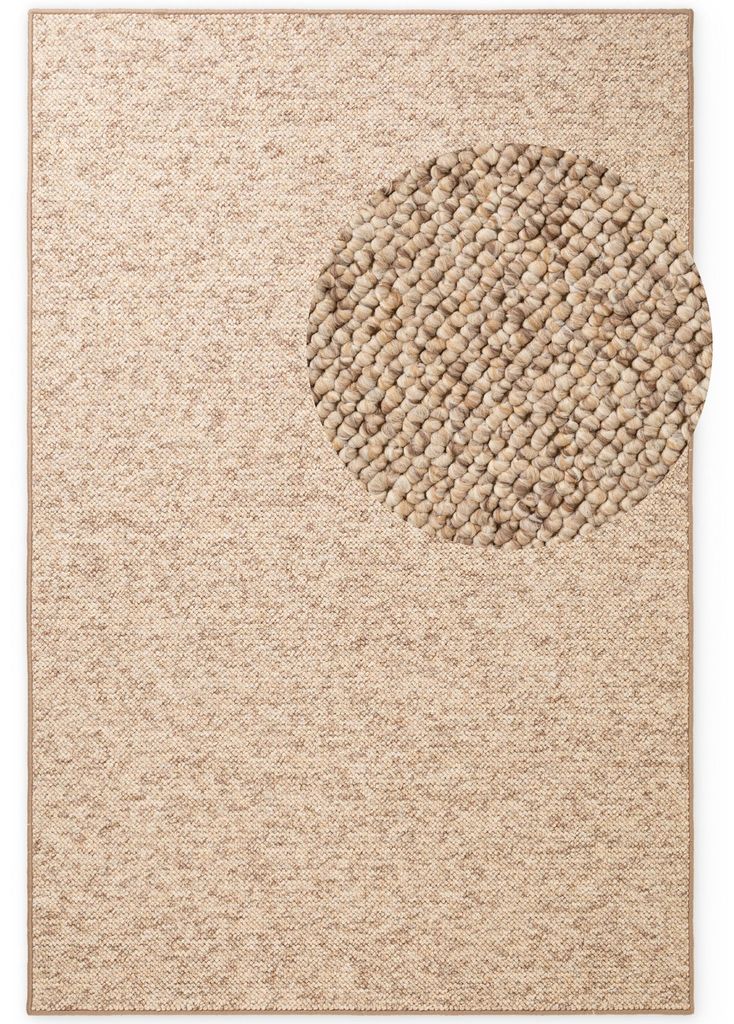 Hanse Home Wolly Woll-Optik Teppich Wolly Beige Braun Produktbild 