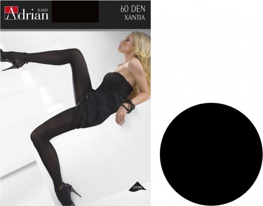 Strumpfhose Adrian Xantia 60 den glatte, blickdichte Strumpfhose Nero 2