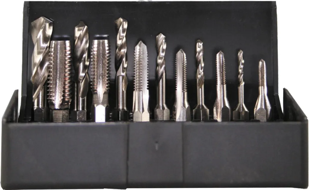 Jeu de Tarauds HSS Rectifiés SW-Stahl 1/4 pouce - Kit Complet 12 Pièces