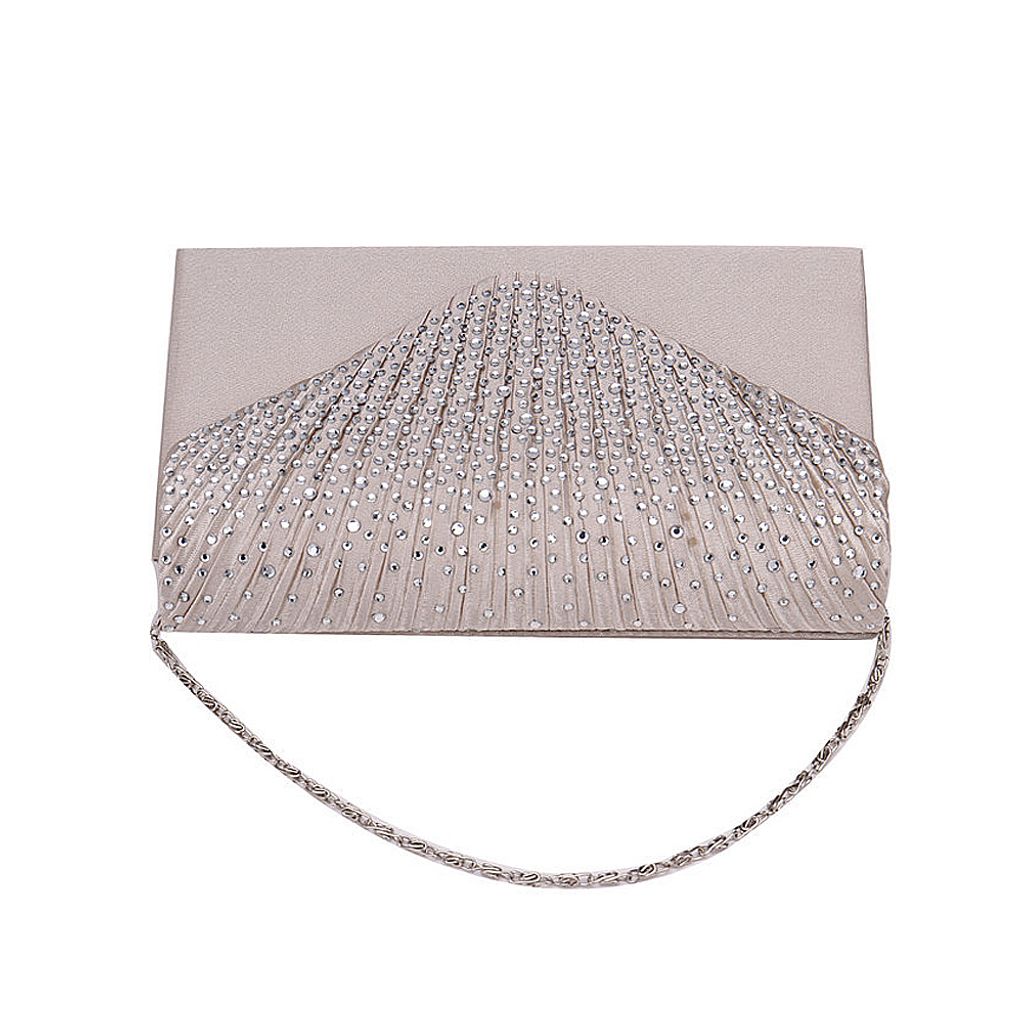 20 cm Damen Abend Satin Braut Diamant Damen Clutch Bag Produktbild 3