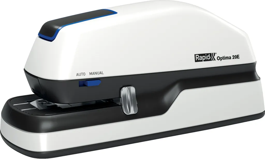 Agrafeuse automatique de bureau 20 feuilles blanche Optima 20E x2