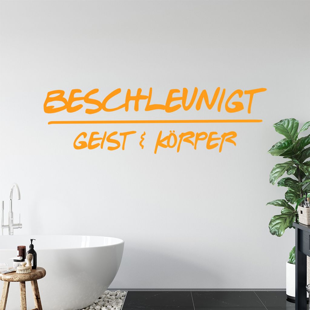 KIWISTAR Beschleunigt Geist und Körper - Wach Kaffee Energie Koffein Seele Wandtattoo in 6 Größen - Wandaufkleber Wall Sticker - Dekoration, Kü...
