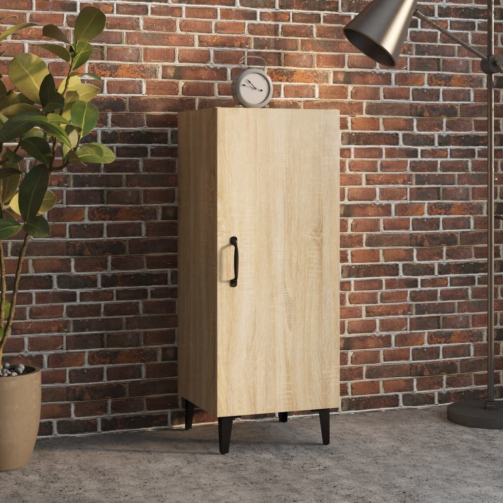 vidaXL Kredens dąb sonoma 34,5x34x90 cm Materiał Zdjęcie produktu 