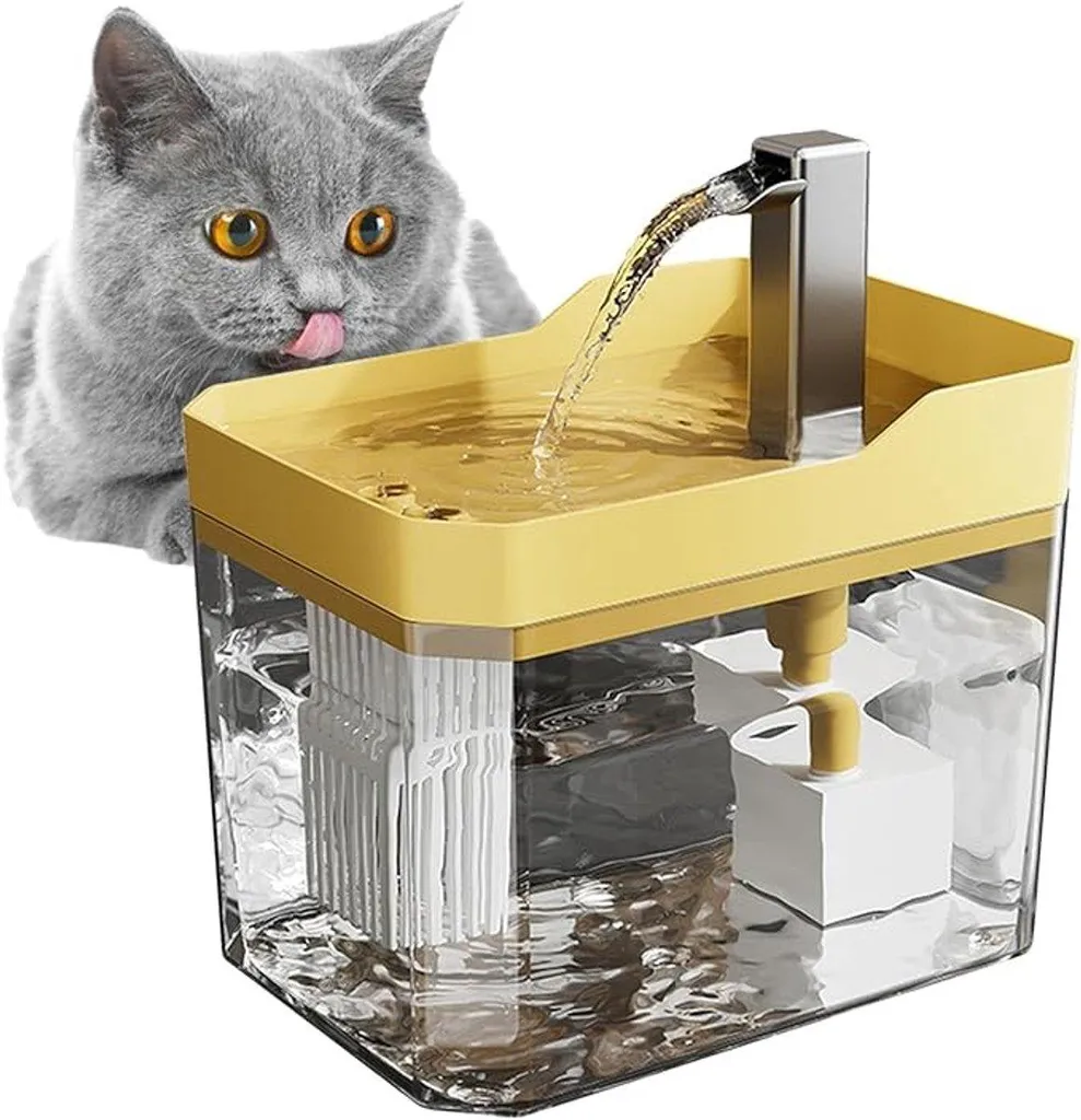 Fontana PETSPRINGLE 1,5L per Gatti e Cani - Pompa 2,5W Antirumore