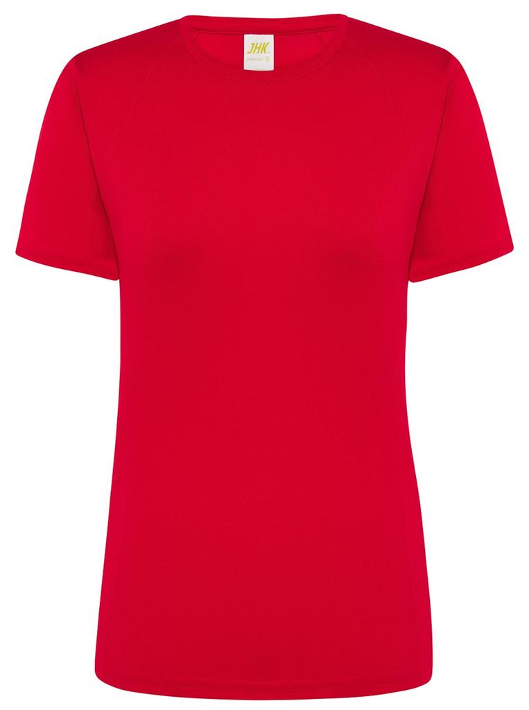 JHK - T-Shirt für Damen, Sport LT5369 (L) (Rot)