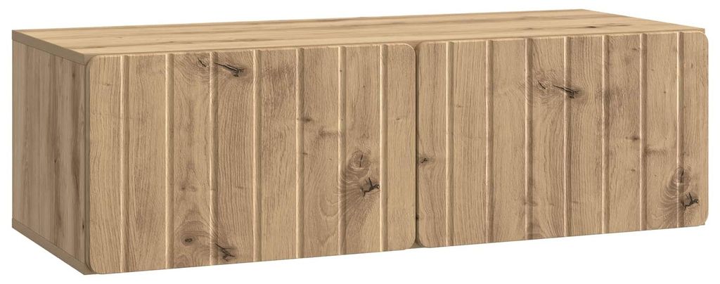 vidaXL Nástěnná skříňka pod televizi 98 x 41 x 30 cm, dub Obrázek produktu 
