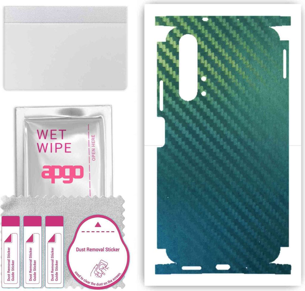 apgo Rückseite + Seiten Schutzfolie, Skin, kompatibel mit Honor 20 Pro, Hinten Displayschutzfolie aus Vinylfolie, kratzfest, einfache Montage - Ko...