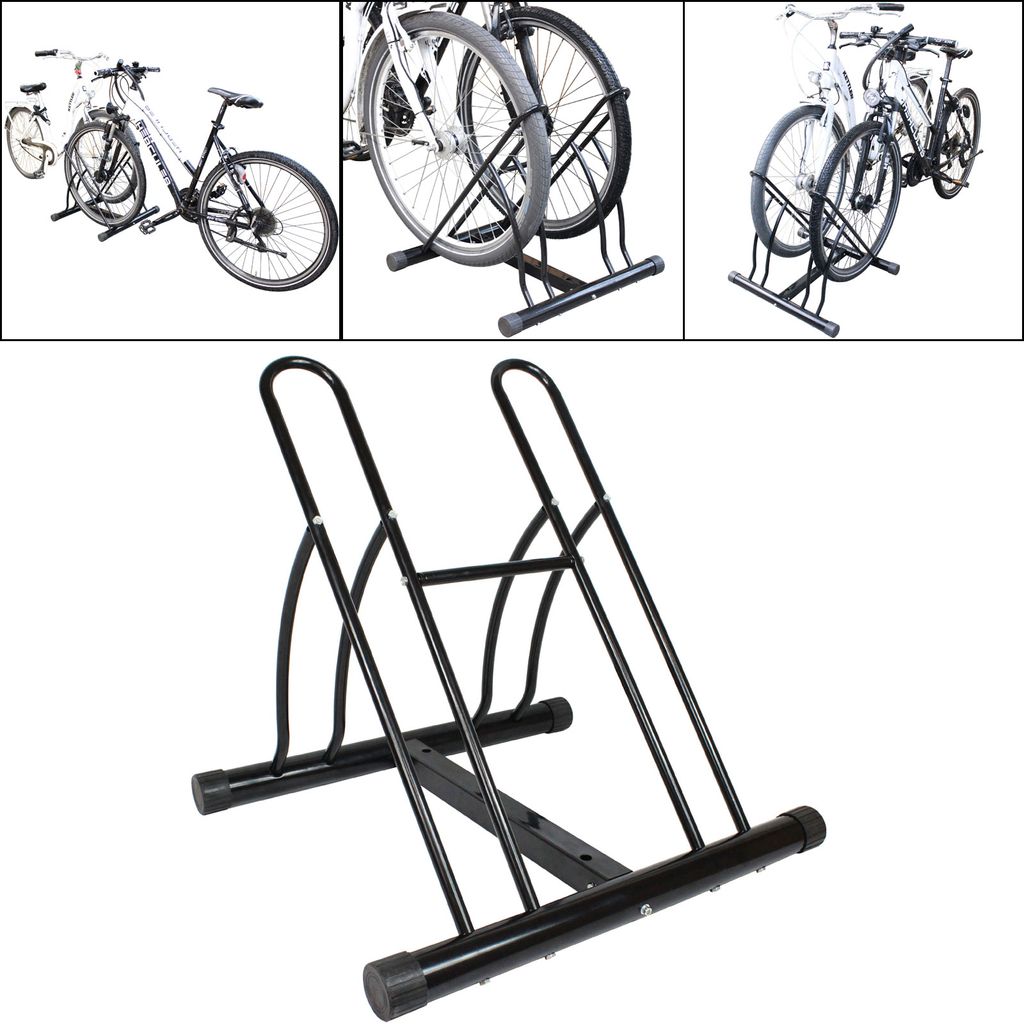 Doppelständer Fahrradständer Mittelständer Zweirad-Doppelhalterungs-Seitenrahmen 