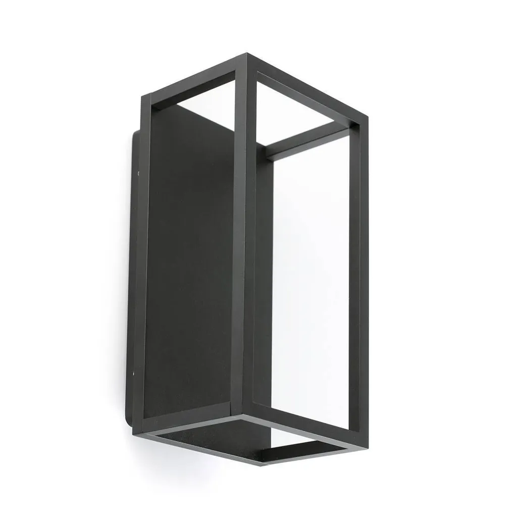 KELA Applique Extérieure Noire 70850 - Éclairage Mural Design Moderne