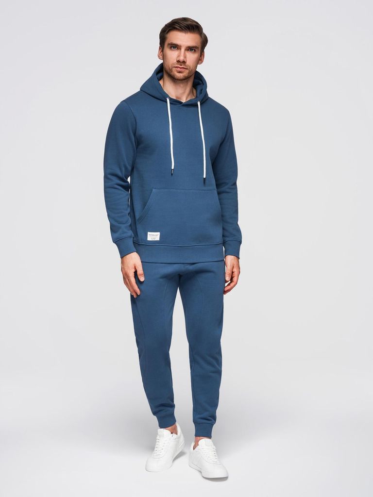 OMBRE Jogger Set Baumwolle Bequem Sportlich Z121 dark blue L