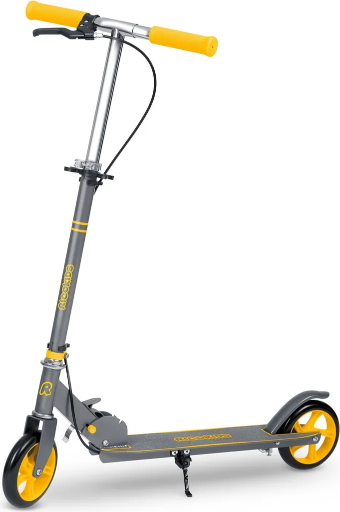 Trottinette Kodi Ricokids stable gris orange : finis les chocs et chutes