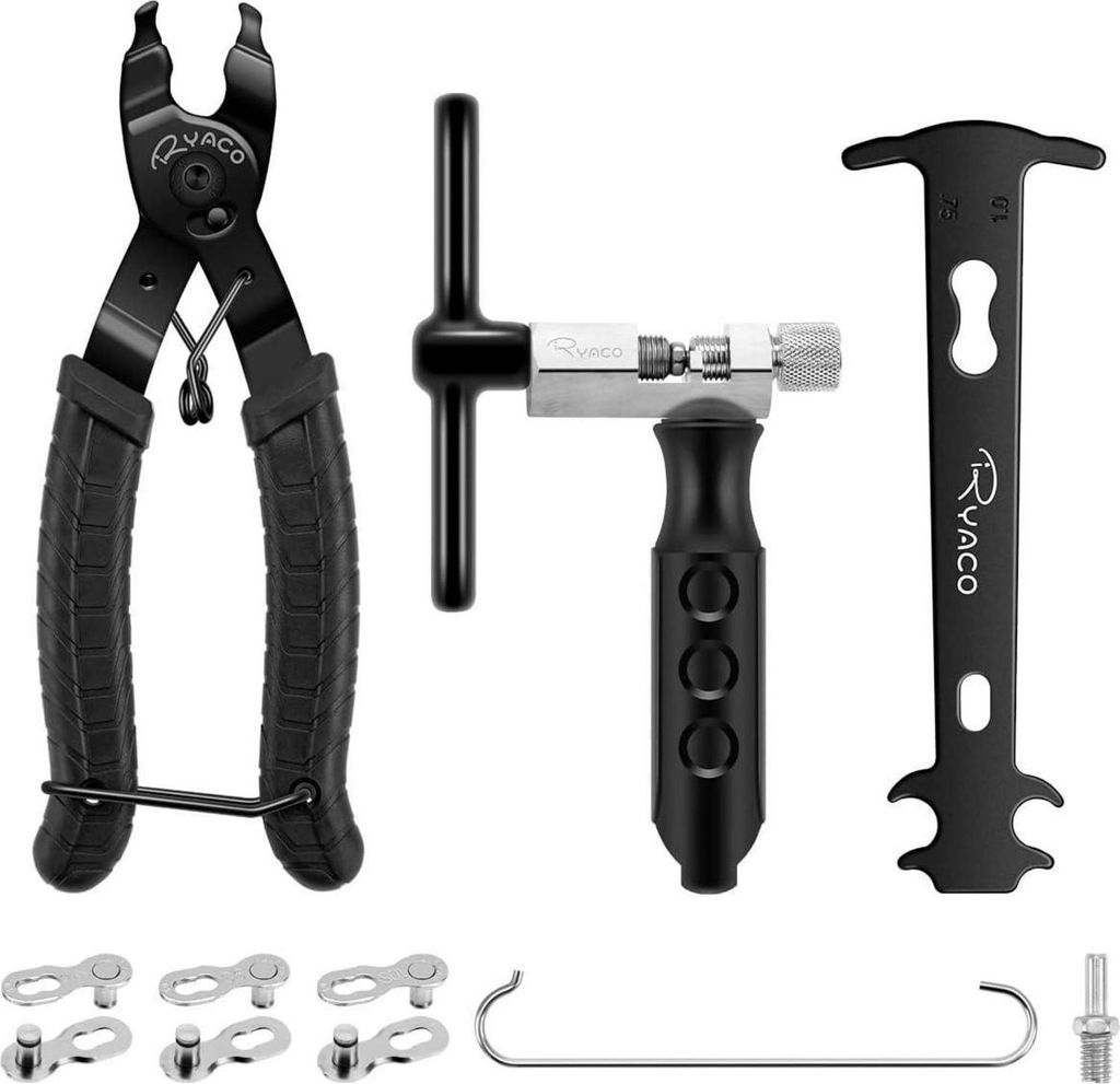 RYACO Kettennieter Fahrrad Set, Kettenzange, Kettenschloss Produktbild 