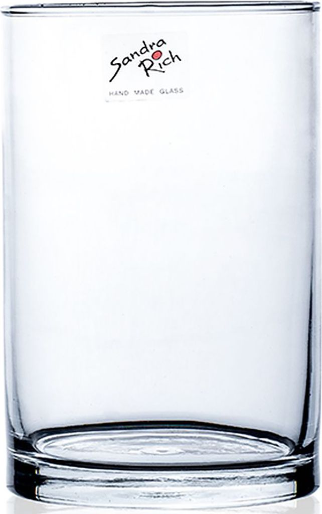 SANDRA RICH Vase CYLI zylindrische Glasvase 15cm Produktbild 