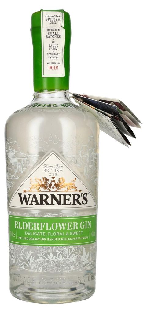 Warner's Elderflower Gin 40% Vol. 0,7l Produktbild 