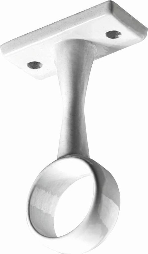 Hettich Schrankrohrmittelträger für runde Rohre Ø 20 x 63 mm, weiß