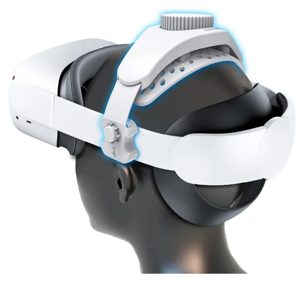 Sangle VR réglable blanche DEVASO pour de longues sessions de jeu - 3