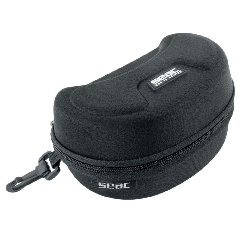 Seacsub Logo Maskenetui Schwarz Schwarz One Size
