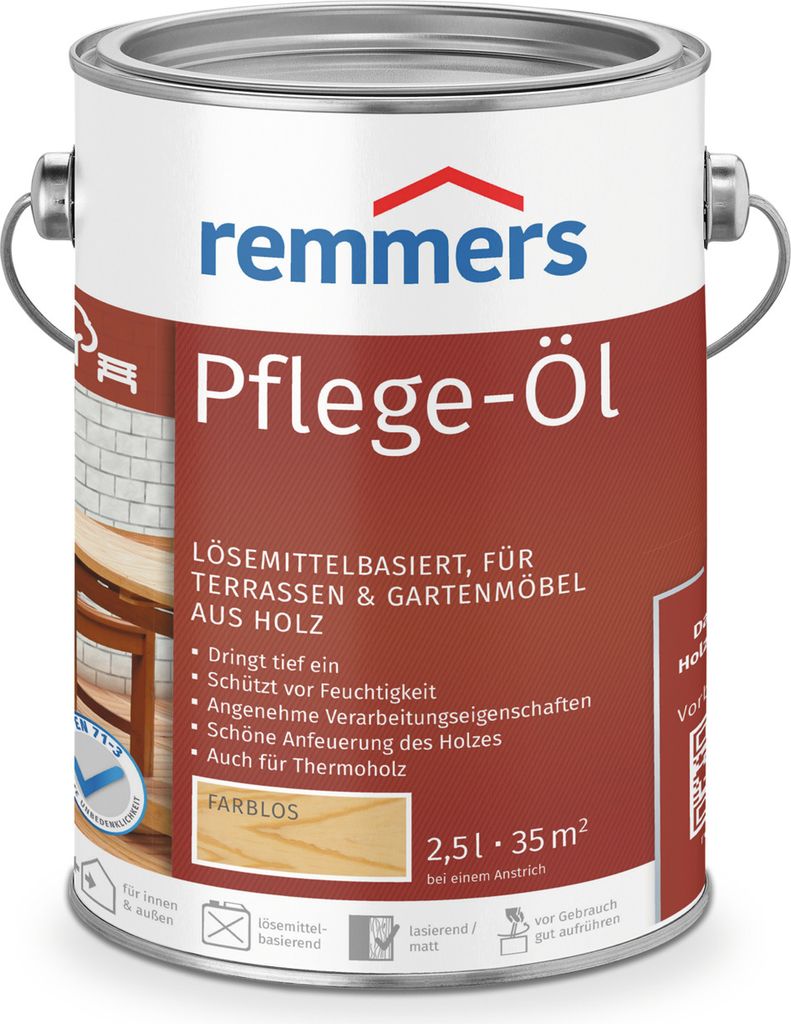 Remmers Pflege-Öl farblos 2,5 l, Holzöl Produktbild 