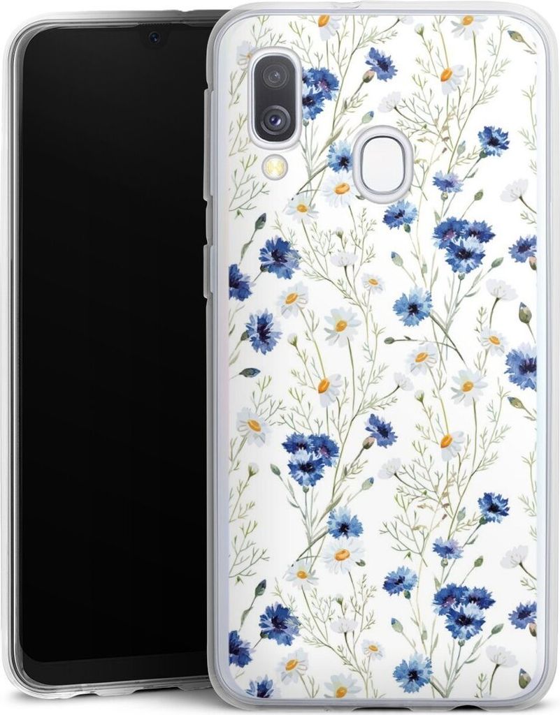 DeinDesign Handyhülle für Samsung Galaxy A40 Silikon Hülle Case Smartphone Schutzhülle Blume Blumen Muster
