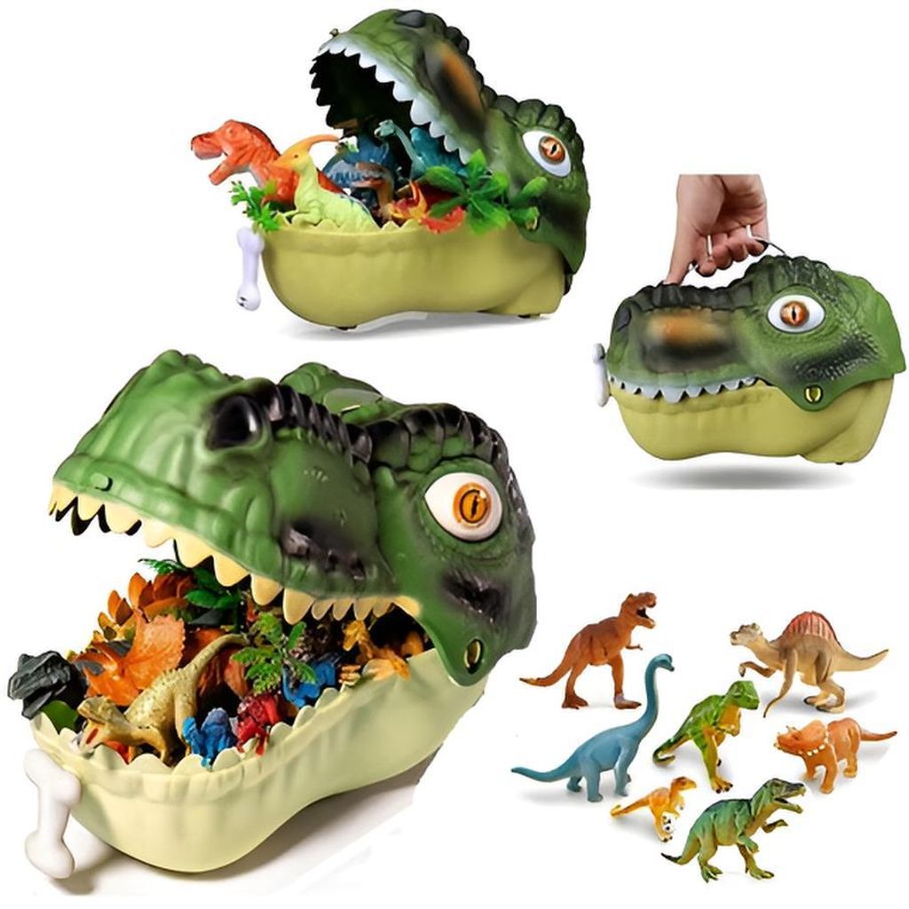 VELKÁ SADA DINOZÁRŮ – KUFŘÍK S FIGURKAMI T-REXŮ, DINO PARK, Obrázek produktu 