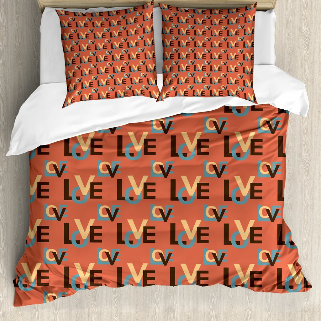 Set Letto ABAKUHAUS Dark Coral 200x200 | Design Amore Capitale