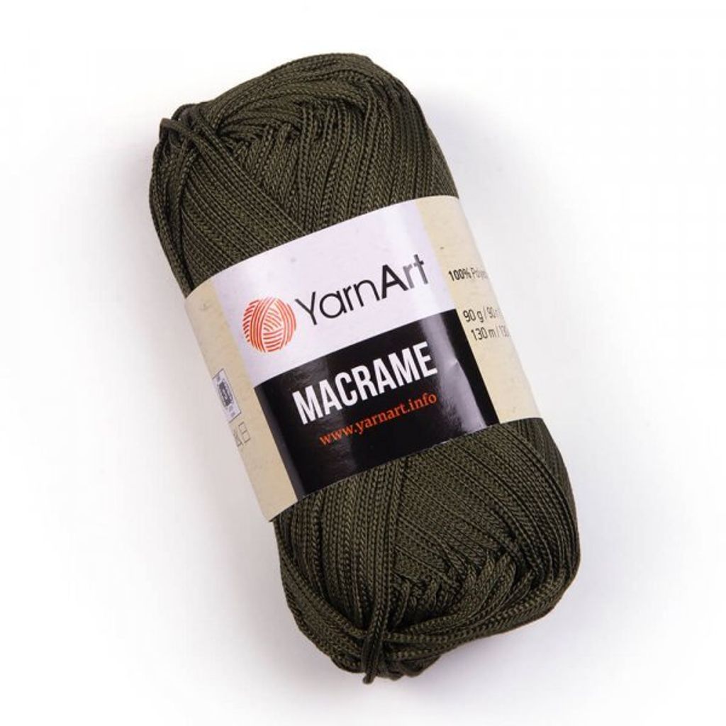 YarnArt Macrame příze 90 g / 90 m - barva 164 vojenská Obrázek produktu 