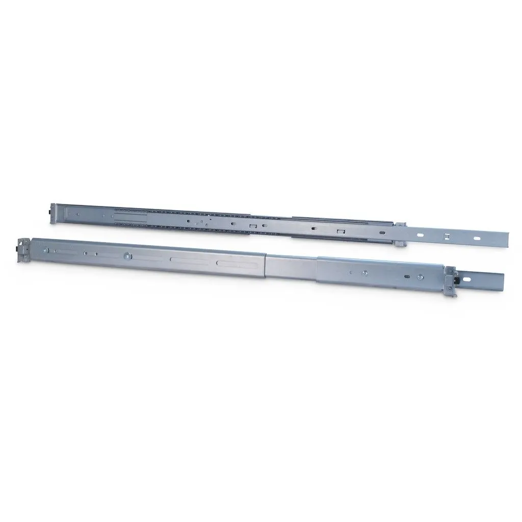 Rails télescopiques 2U 650 mm Argent Inter-Tech pour accès serveur facile