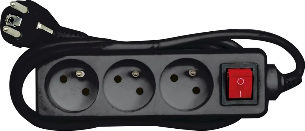 Vorel 72627 Prolunga Elettrica 5m Nera con Interruttore - Offerta Online