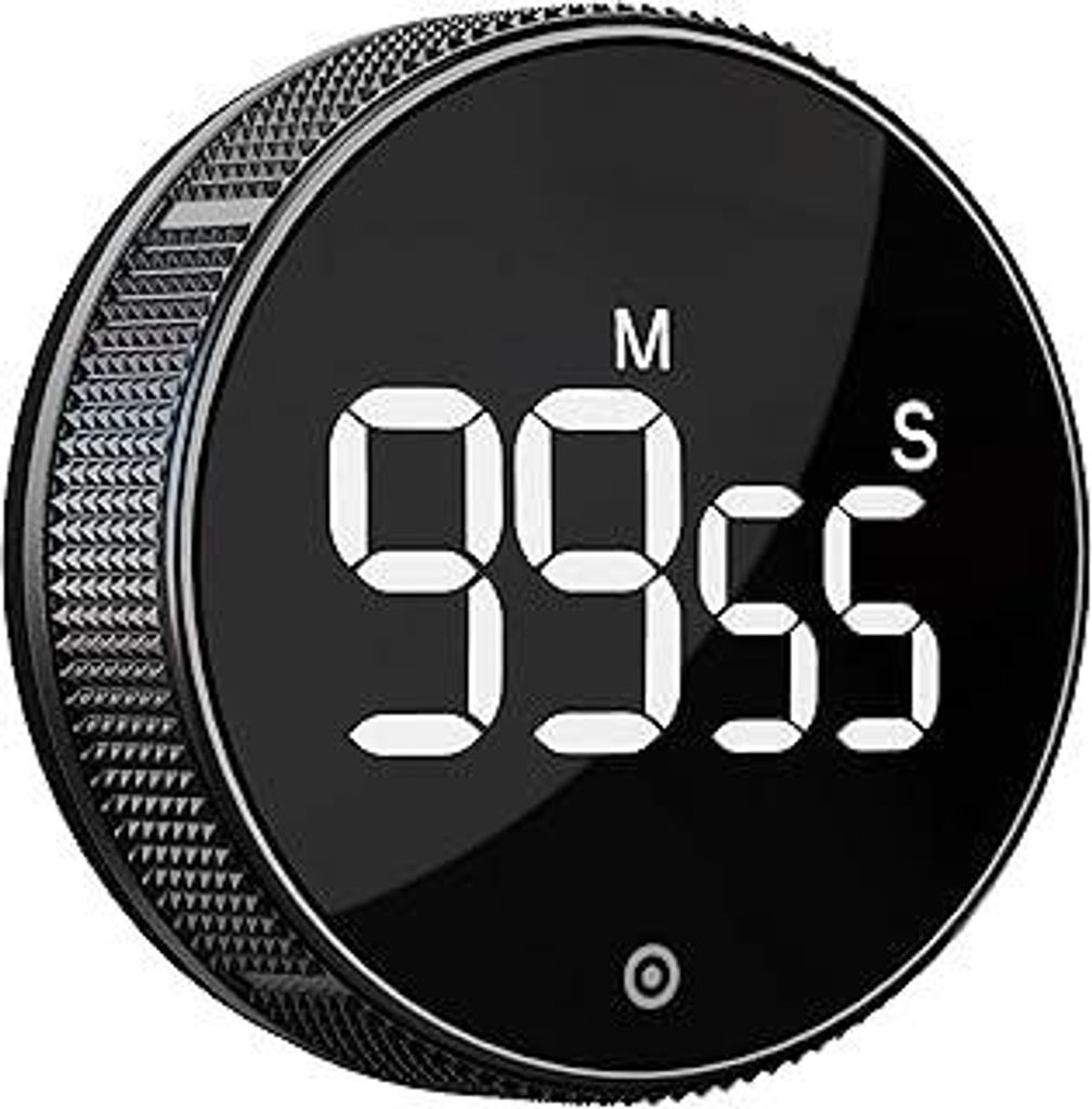 BlueSnail Küche Timer mit LED Digital Display Smart Efficana für Home Classroom Gym Büro, Lautstärke und Helligkeit einstellbare Produktivität...